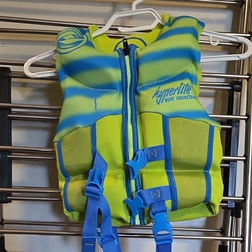 $28 Toddler Swim Vest - Blue + Green, Size Based on Weight, Typically Ages 2-4
